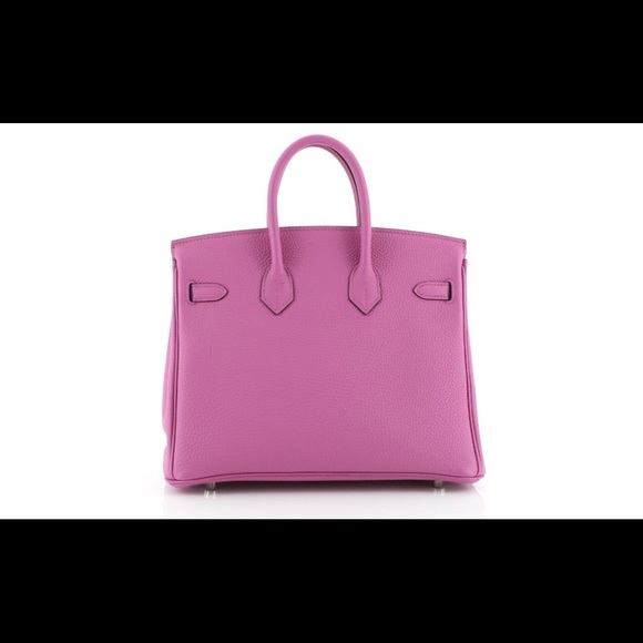 Hermes Birkin Rose magnolia Togo handbag - Picture 6 of 8